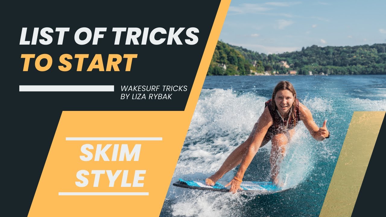 Wakesurf tricks for beginners (skim style)