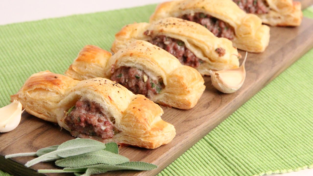 Sausage Rolls Recipe - Laura Vitale - Laura in the Kitchen Episode 997