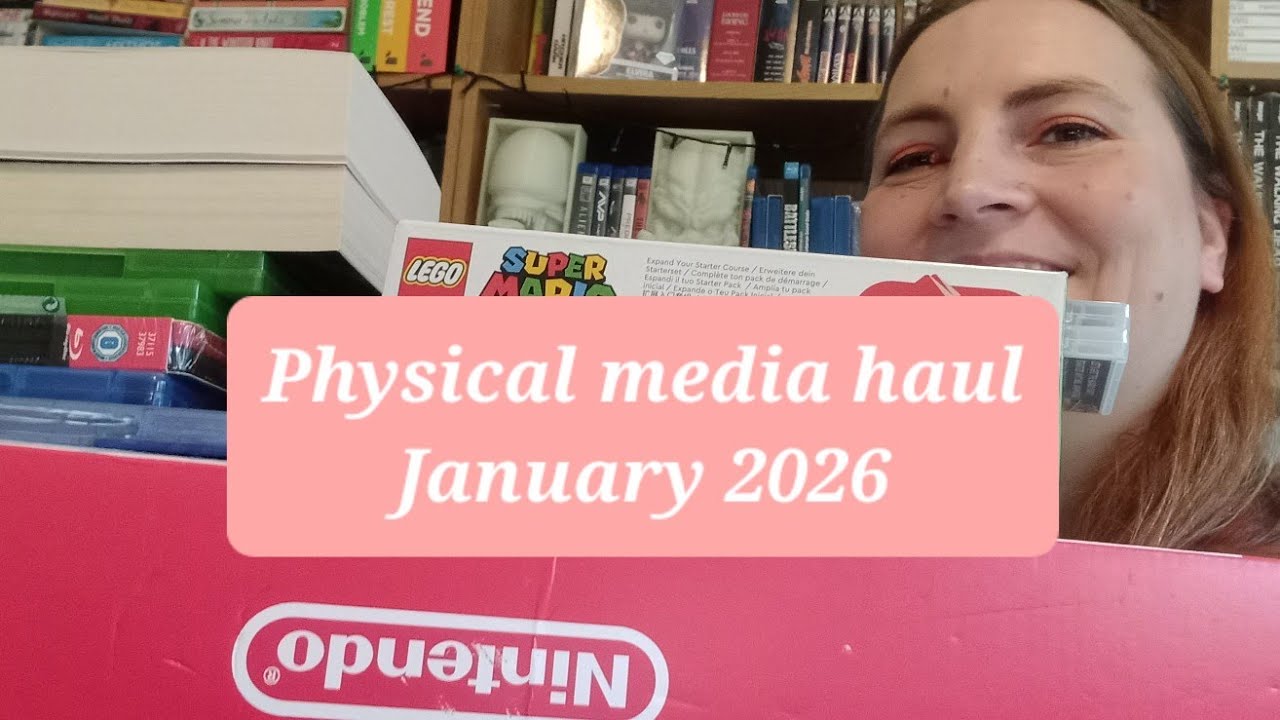 Physical media haul - All the Blu Rays, Games, & a few Books I got in January 2026