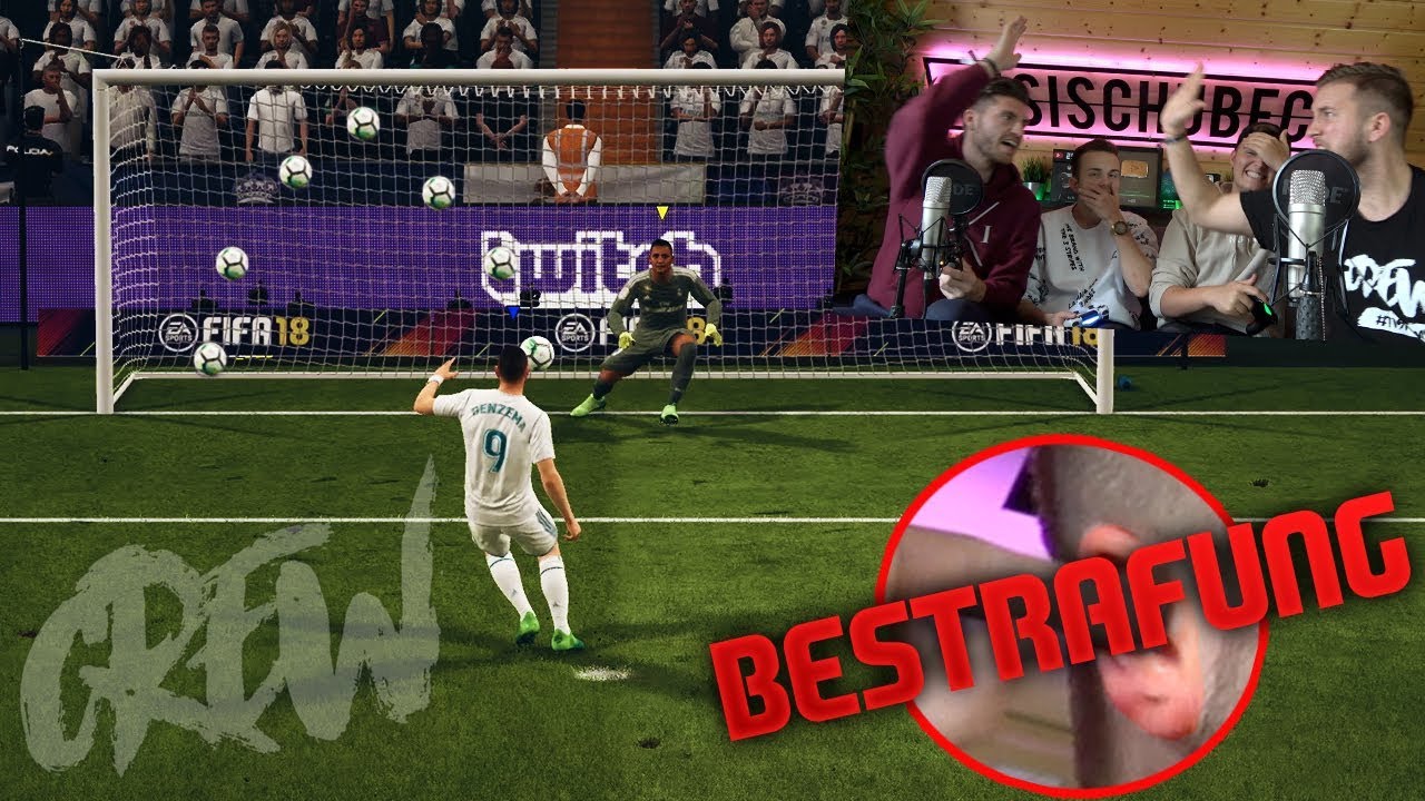 Wer ist der BESTE Elfmetersch&uuml;tze der Crew ? FIFA 18 Challenge (Deutsch)