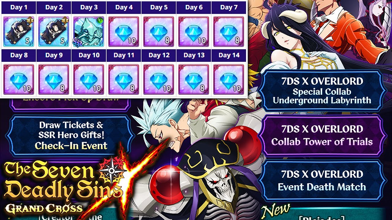 NOW ON GLOBAL!! OP OVERLORD UNITS & BANNER! | Seven Deadly Sins: Grand Cross