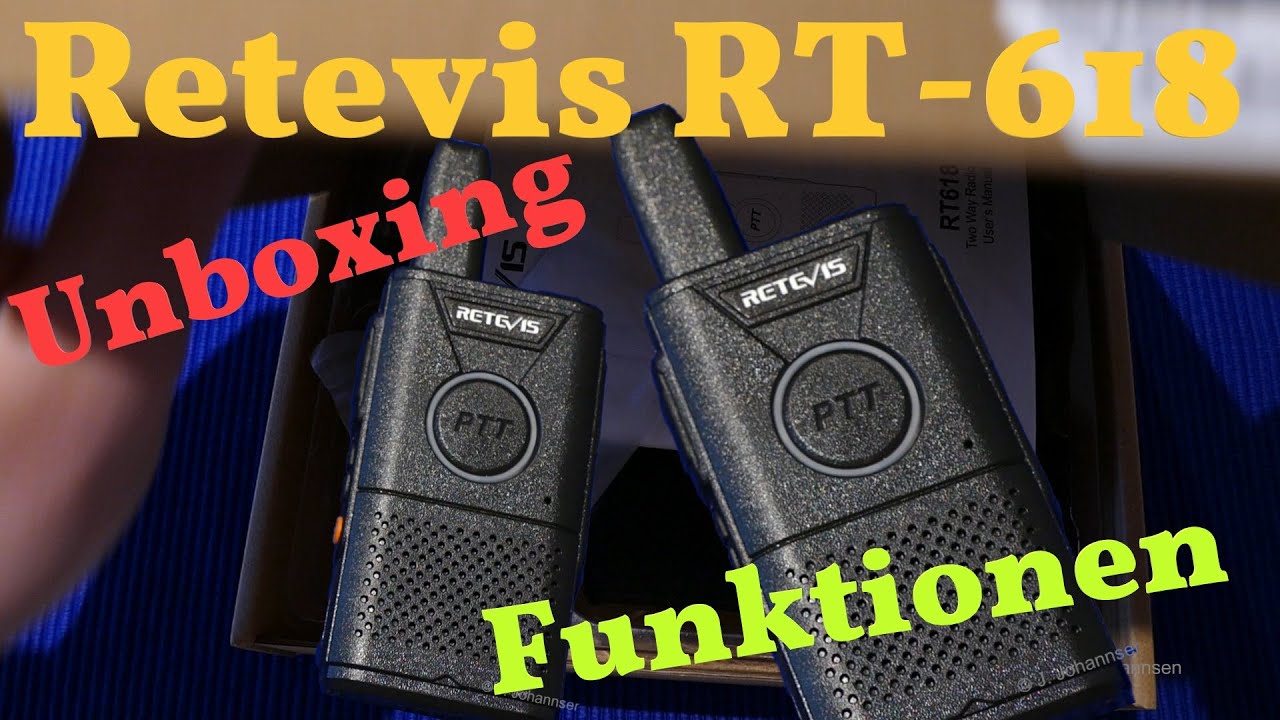 Retevis RT 618 - Unboxing & Funktionen