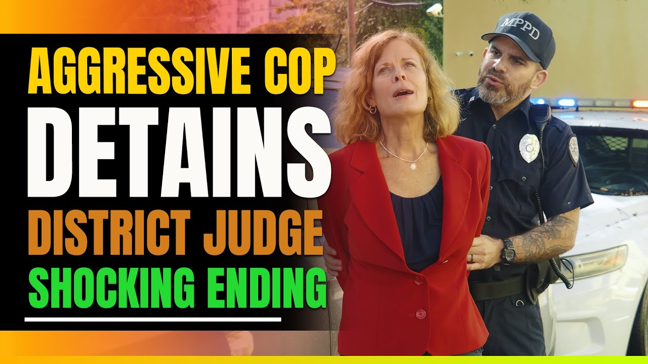 Aggressive Cop Detains District Judge. Shocking Ending
