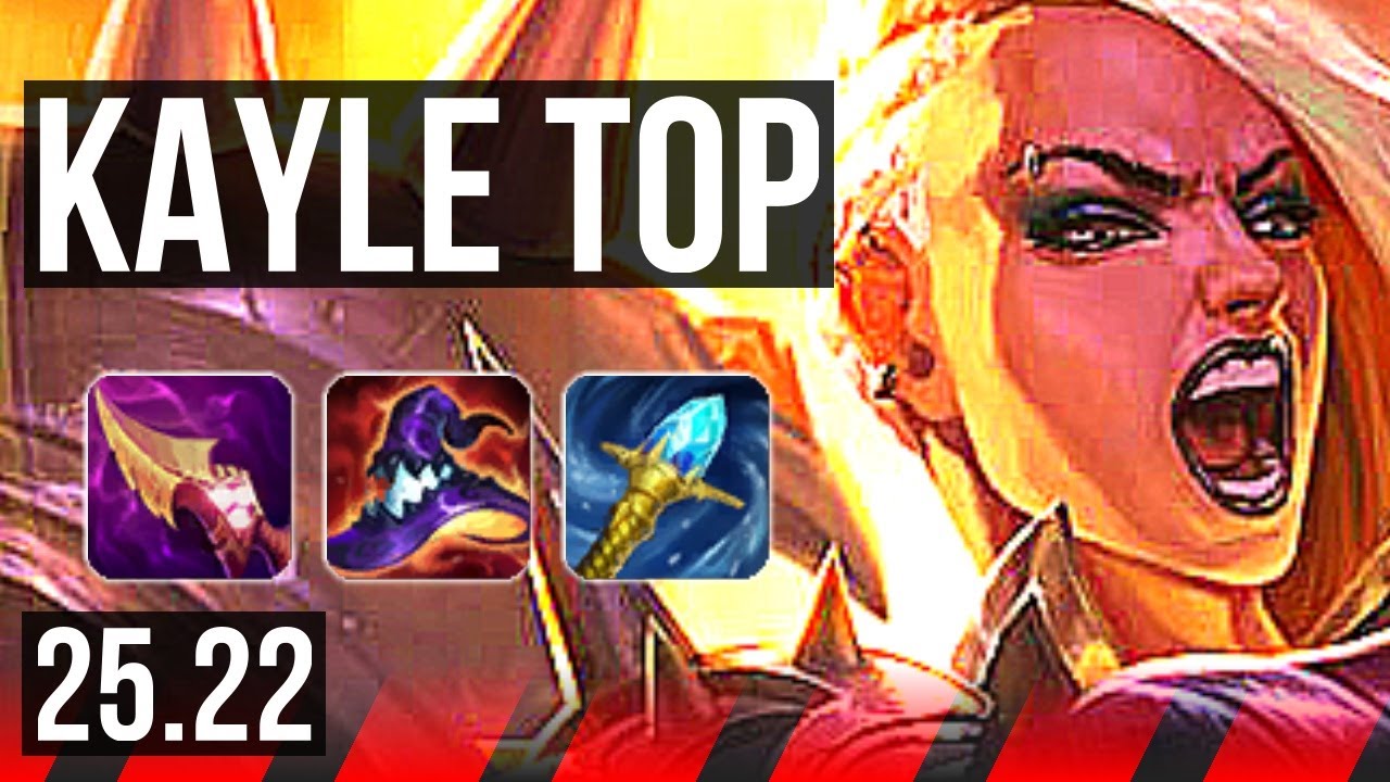 KAYLE vs SION (TOP) | 11/0/10, Legendary | KR Challenger | 25.22
