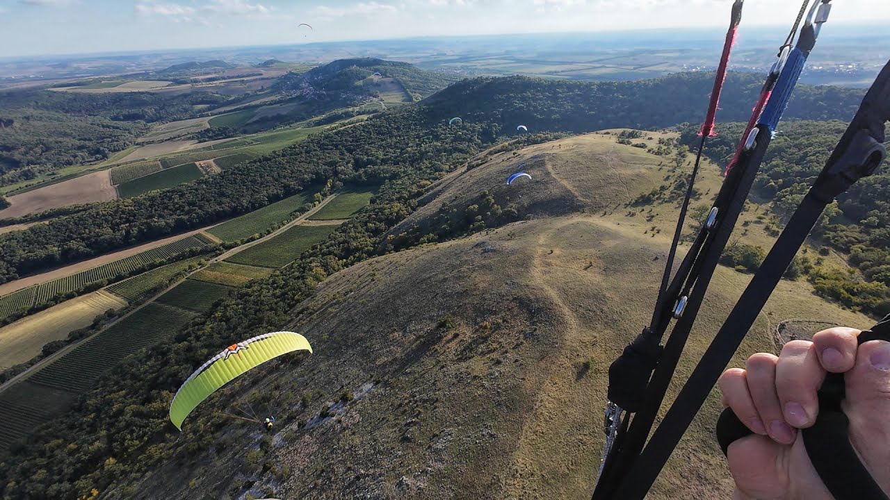 Paragliding 1.9.2025 - svahování na Děvíně