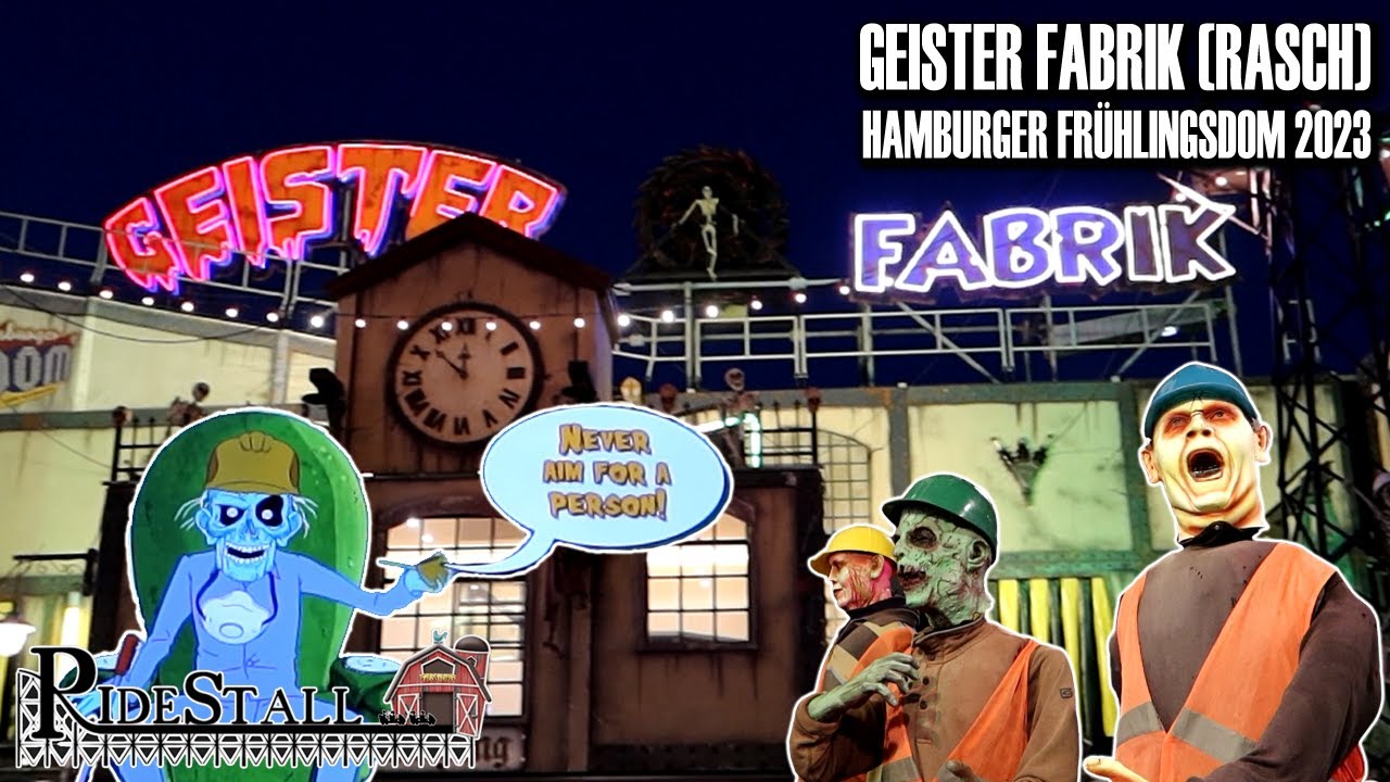 Geister Fabrik (Rasch) - gruseln auf dem Fühlingsdom Hamburg 2023 | POV Onride