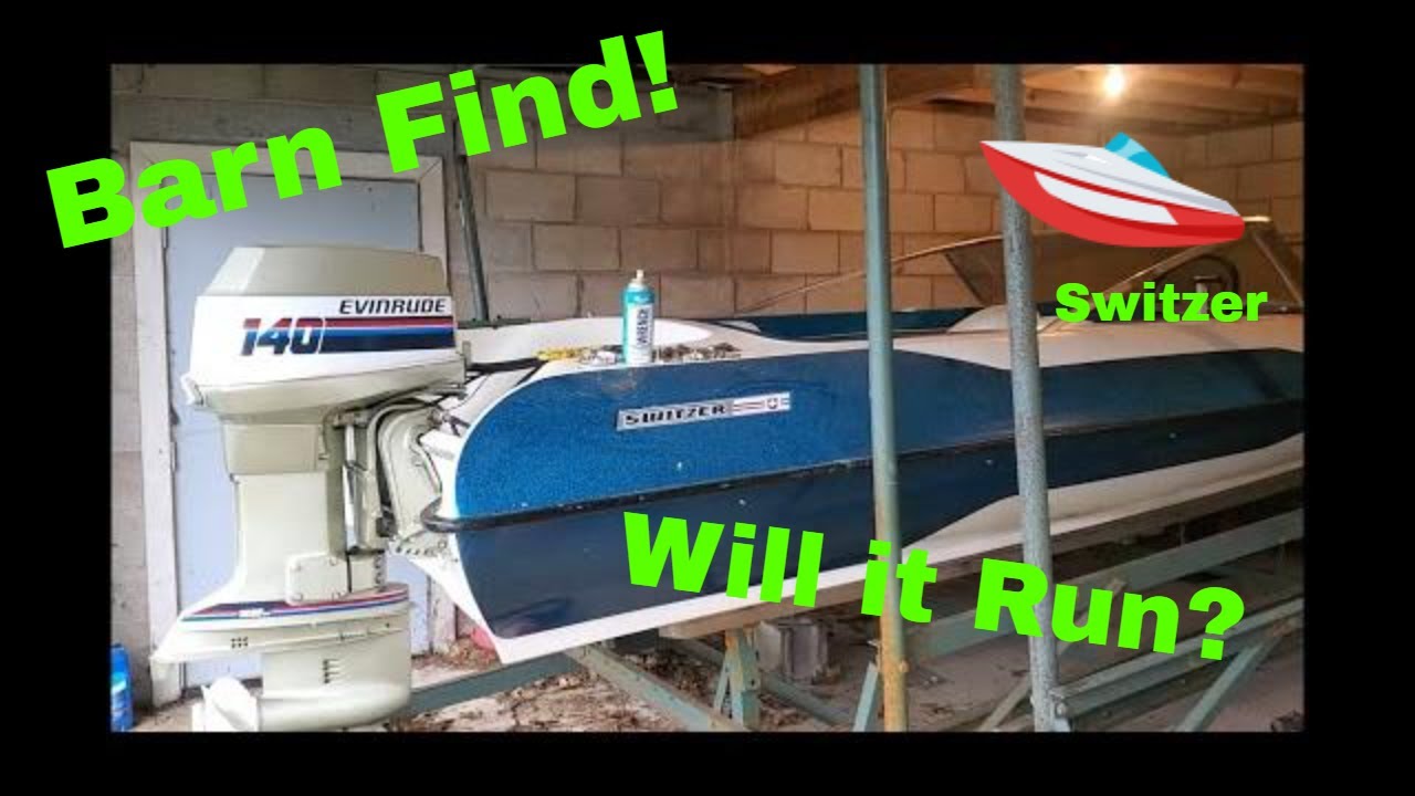 Will it run? (Vintage Boat Barn Find) First Start in 20 years (Part 1) #boat #vintage #willitrun