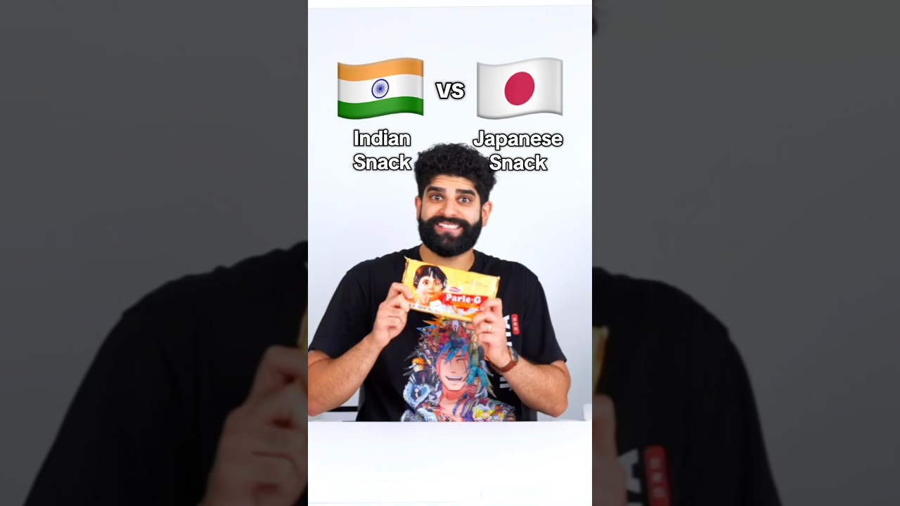 Indian snack vs Japanese snack with ​⁠@diveintojapan