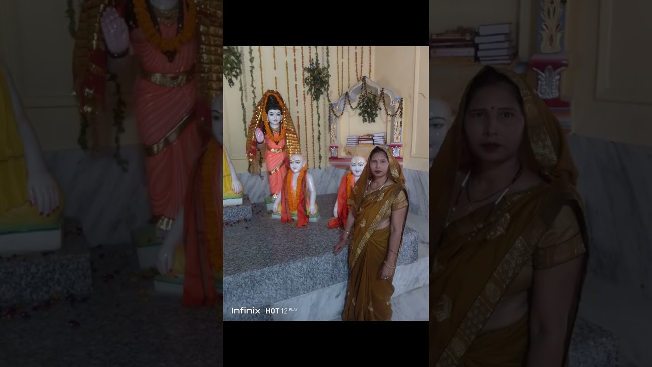 बढ़नी मिश्रा ने राम भद्राचार्य के द्वारा चारों भाइयों गुरु वशिष्ठ की प्राण प्रतिष्ठा हुई