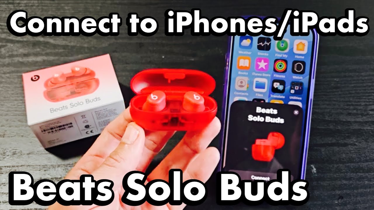 Beats Solo Buds: как подключиться к iPhone и iPad