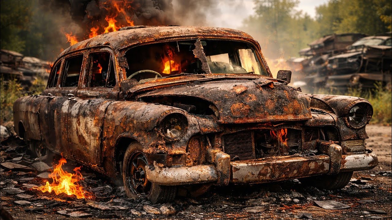 They Said This Burned 1953 Cadillac Was Finished… Watch The Impossible Restoration! 