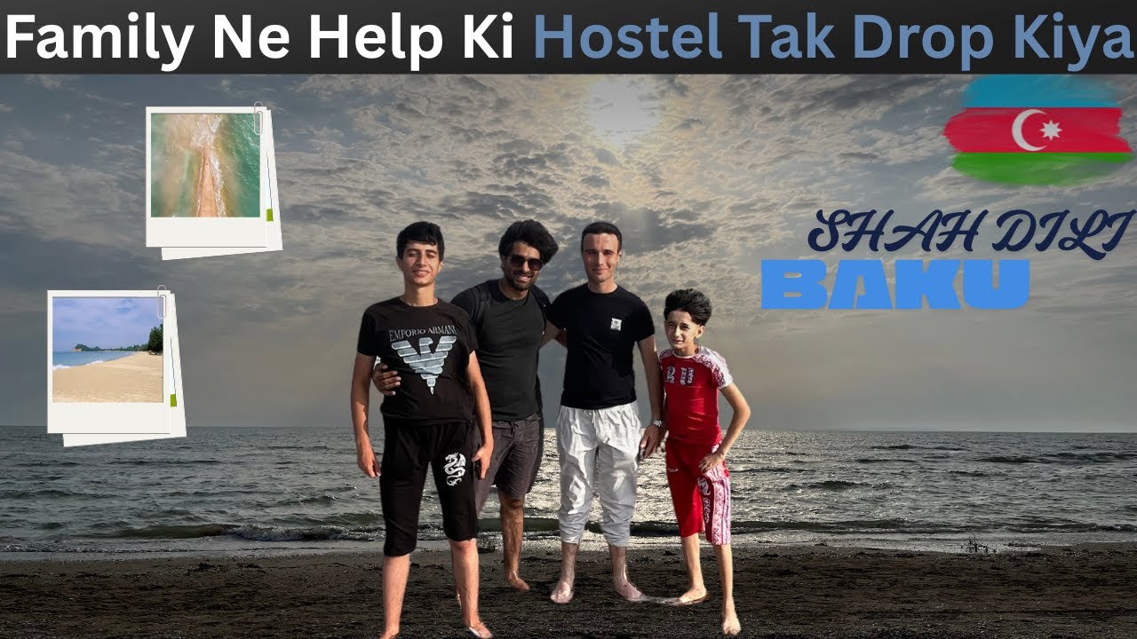 hidden place of Baku,Azerbaijan| family help me to reach my hostel in Baku, Azerbaijan| lost in Baku