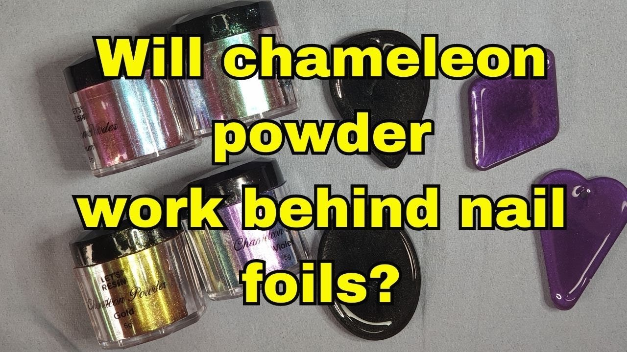 Chameleon Mica and Nail Foils #UV #resin