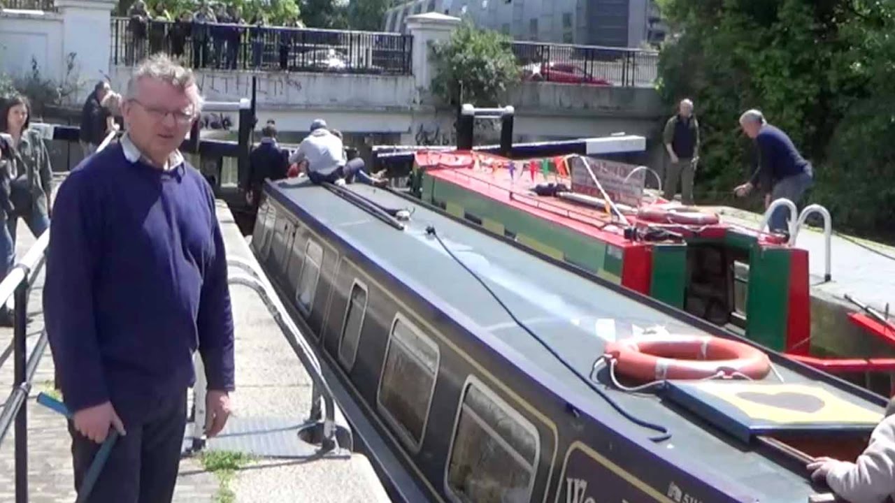WEE DRAM Narrow Canal Boat Paddington Basin to Limehouse LSC members 14 May 2017