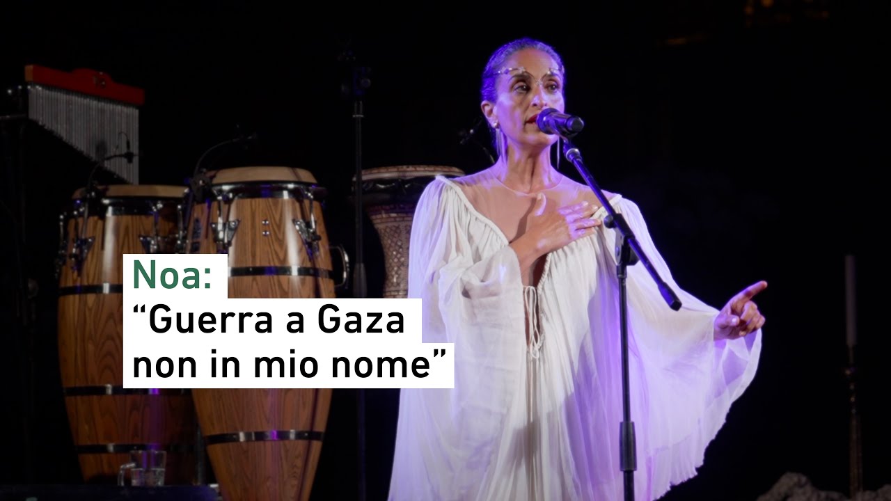 Noa: “Guerra a Gaza non in mio nome” - Intervento prima del concerto a Santa Croce (Firenze)