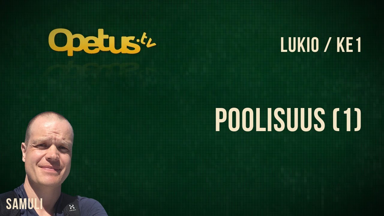 Poolisuus (1)
