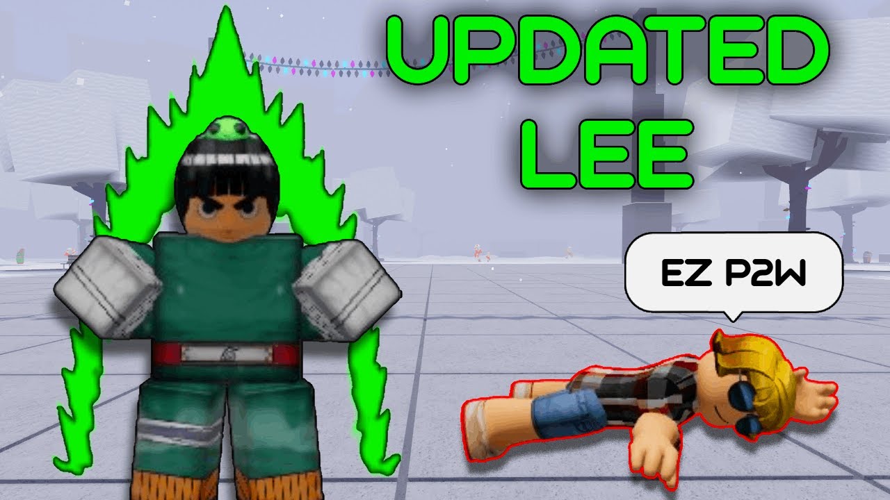 Destroying people with Rock Lee / Martial Master 🍃😈| Chakra Battleground