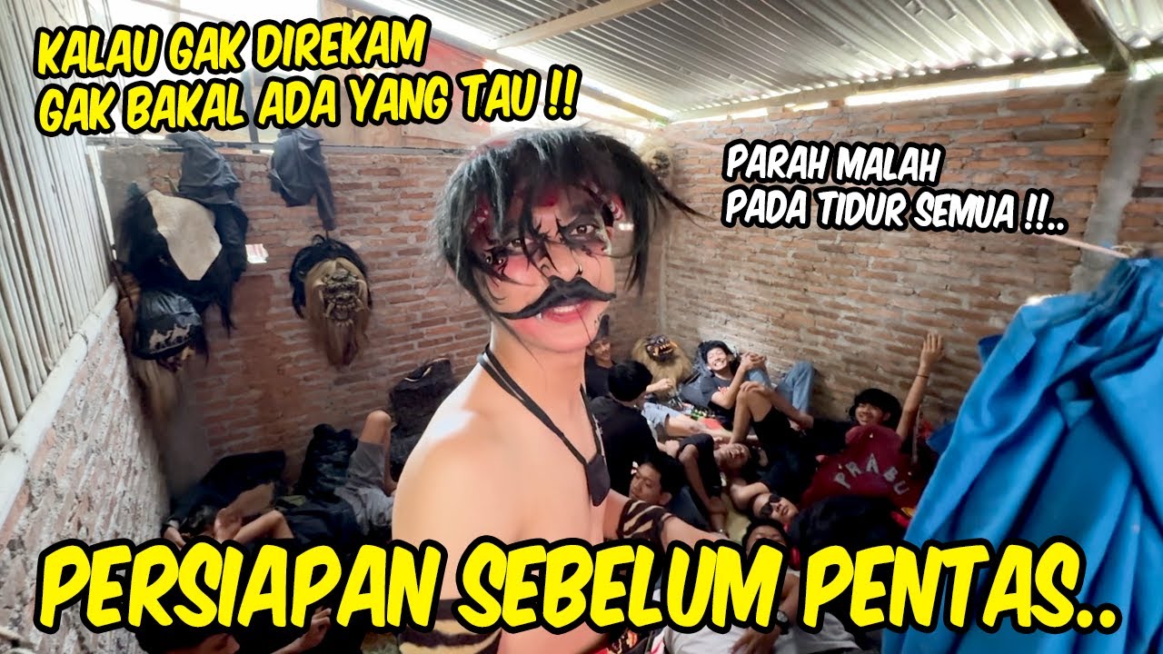 SEMPET-SEMPETNYA TIDUR DULU SEBELUM PENTAS !! Vlog pentas GWSM live Sumbersari