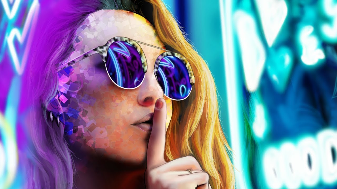 Timelapse - Neon Portrait
