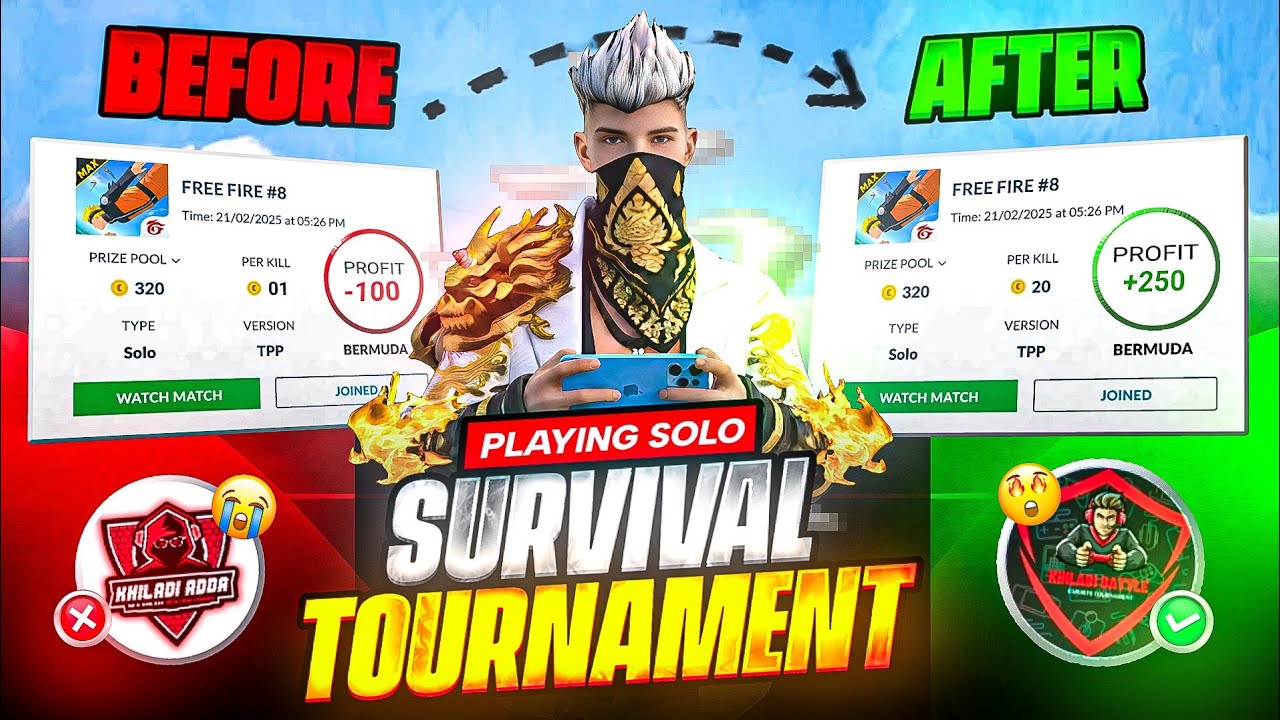 I FOUND BEST TOURNAMENT APP 🔥 | SOLO TOURNAMENT GAMEPLAY | Ep-36