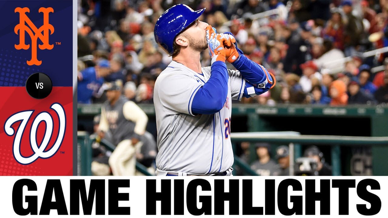 Mets vs. Nationals Game Highlights (4/9/22) | MLB Highlights