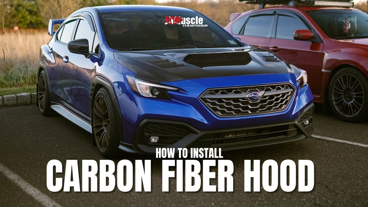 2022+ VB WRX Carbon Fiber Hood Install | Ft. Seibon CW & VS Style