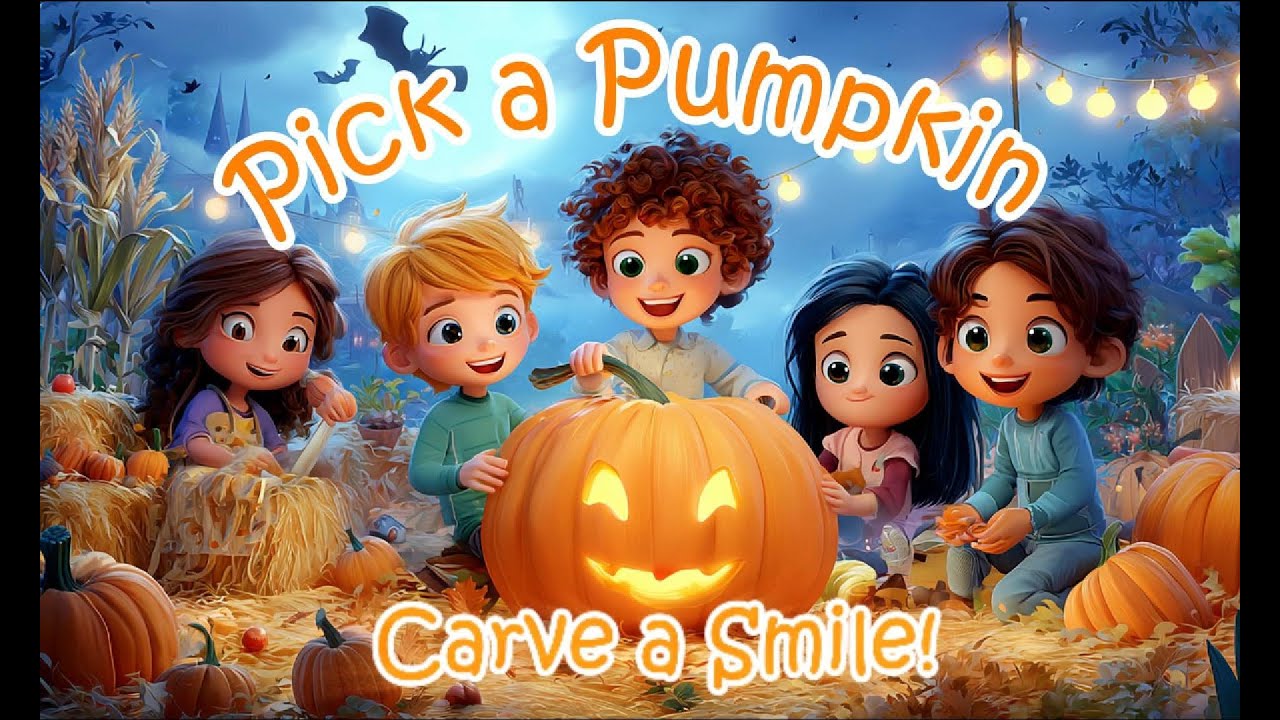 🎃 “Pick a Pumpkin, Carve a Smile! – The Fun Halloween Jack-O’-Lantern Song for Kids!” 🎃