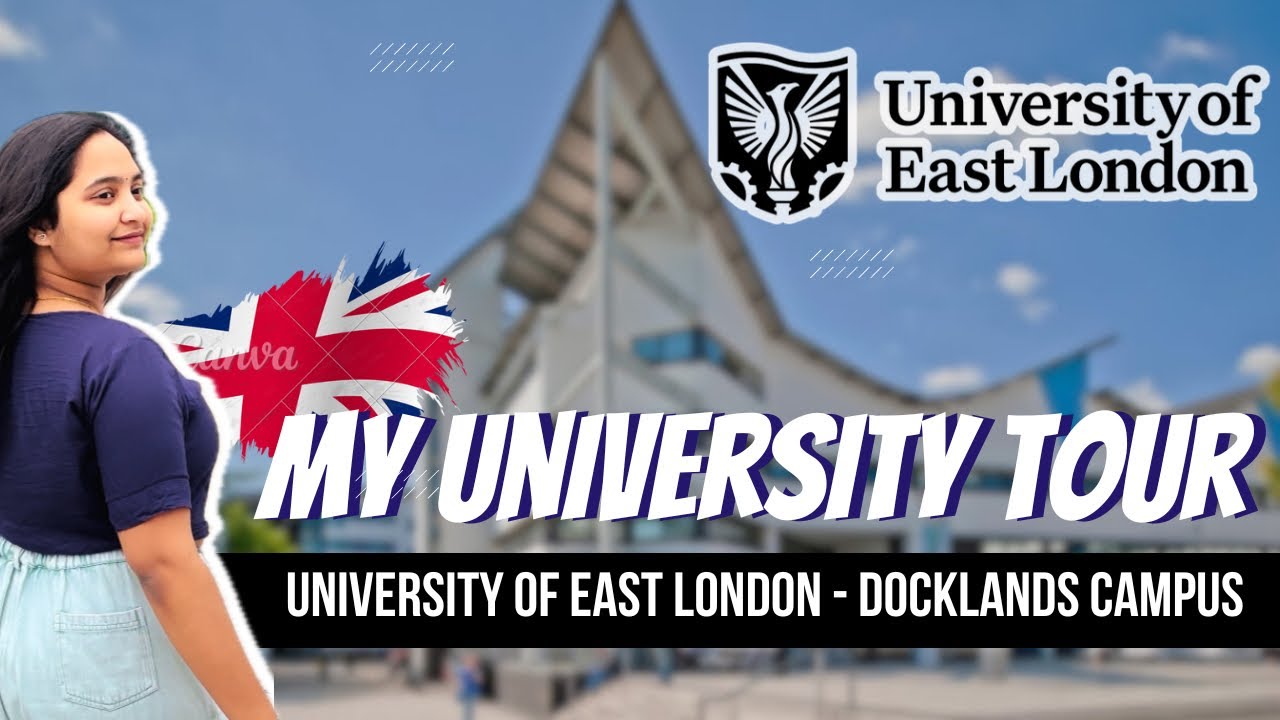 My University Tour in UK | University Of East London - Docklands campus | Vlog - 10 |