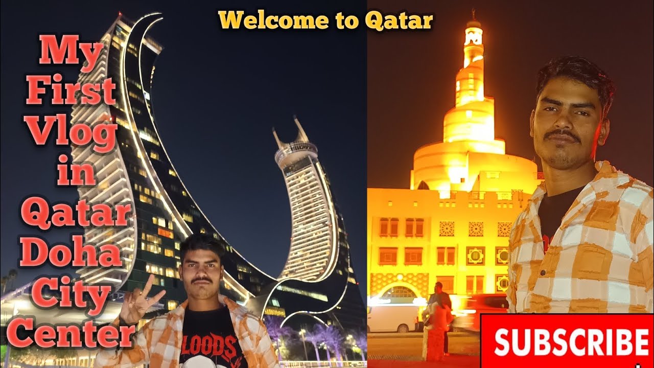 My first vlog in qatar Doha city center माय फर्स्ट ब्लॉग इन दोहा सिटी सेंटर