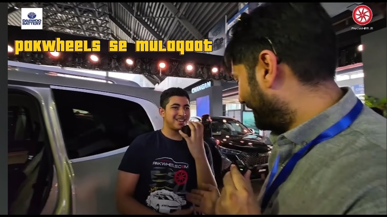 Pakwheels new wheels autoshow 25 Pakwheels ki video mein capture hogya