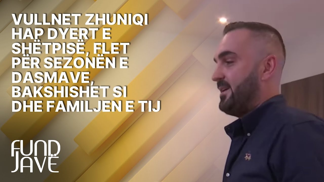 Vullnet Zhuniqi hap dyert e shëtpisë, flet për sezonën e dasmave, bakshishet si dhe familjen e tij