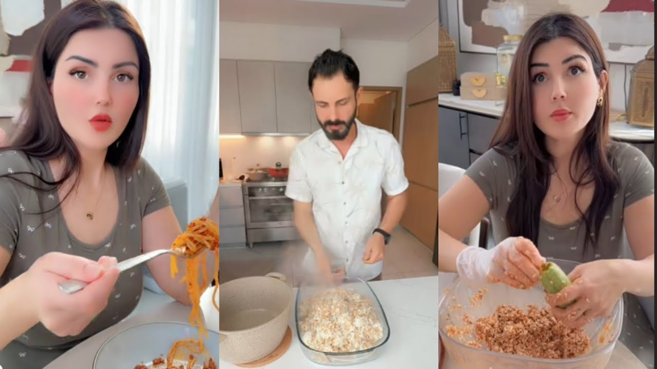 نور وعصام 🔥 عصومي جهز طبخة سباكيتي وسخن رز وفاصولية للغدا 
