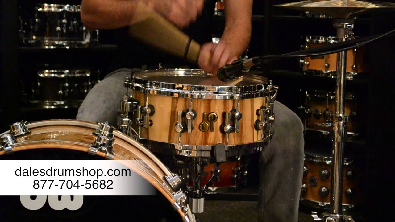 Sonor 5.5x14 SQ2 American Walnut High Gloss Snare Drum - Dale's Drum Shop