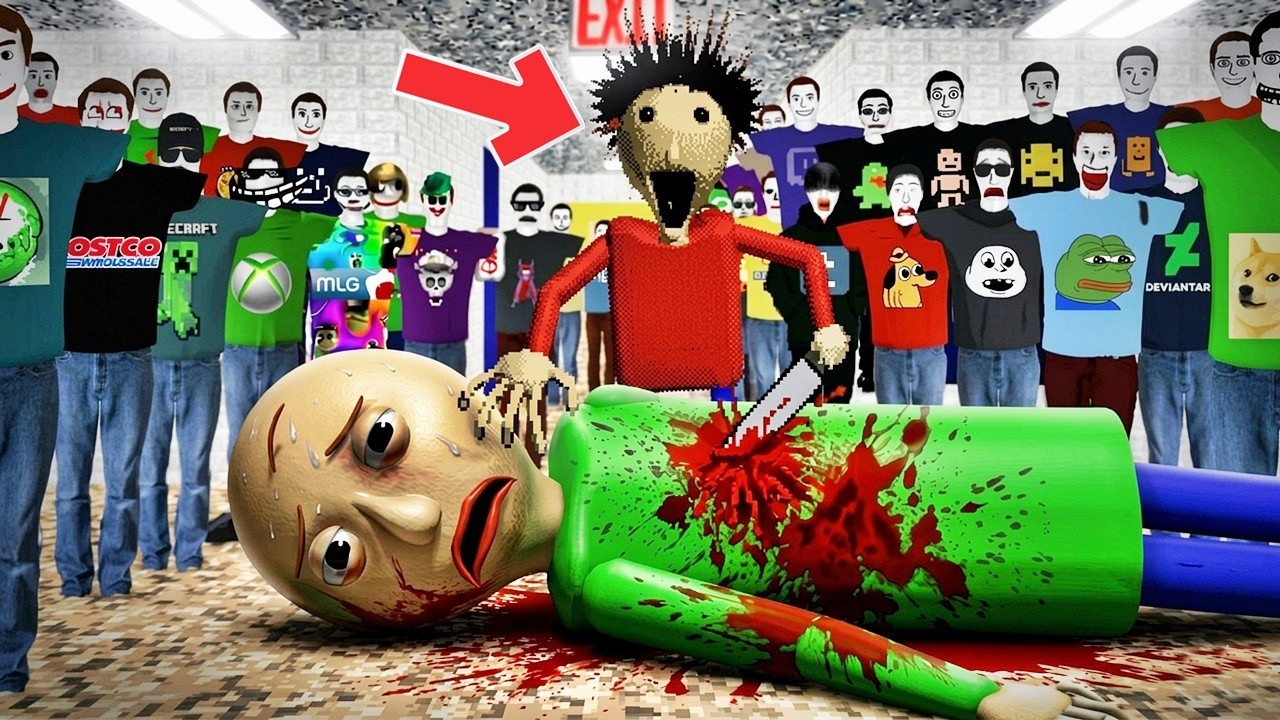 BALDİ'Yİ JOSEPH ve 50 TANE ÖĞRETMEN ÖLDÜRDÜ! | Baldi's Basics MOD