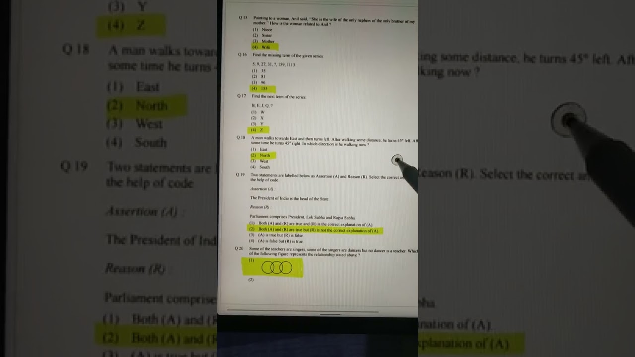 #NVS 2022 @General paper (GA, Reasoning, Teaching Aptitude,ICT) with official answer key ...