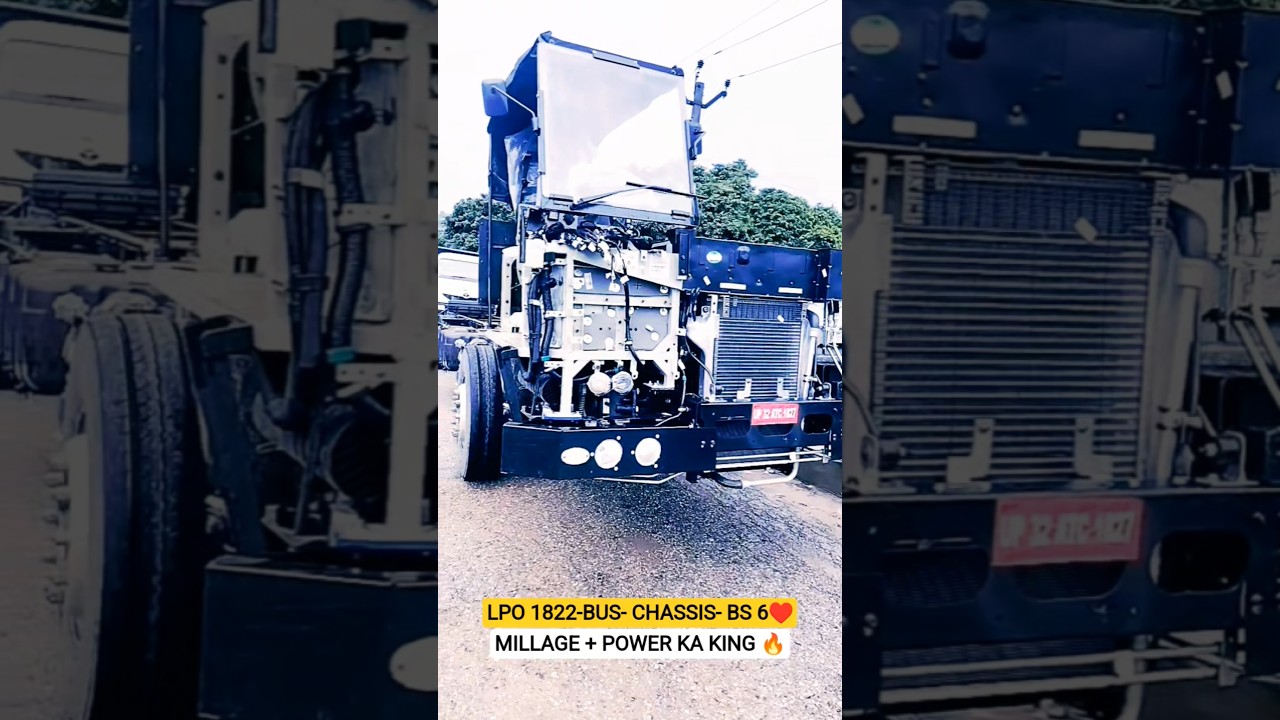 TATA LPO 1822/ Mileage + Power🔥 | BS6 Bus Chassis 🚍| Heavy Duty Bus Chassis | Price | TATA| BUS |