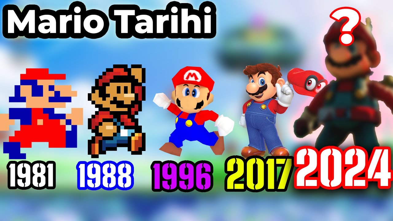Mario Oyununun: (1981-2024) Geçmişten Günümüze Bütün HİKAYESİ
