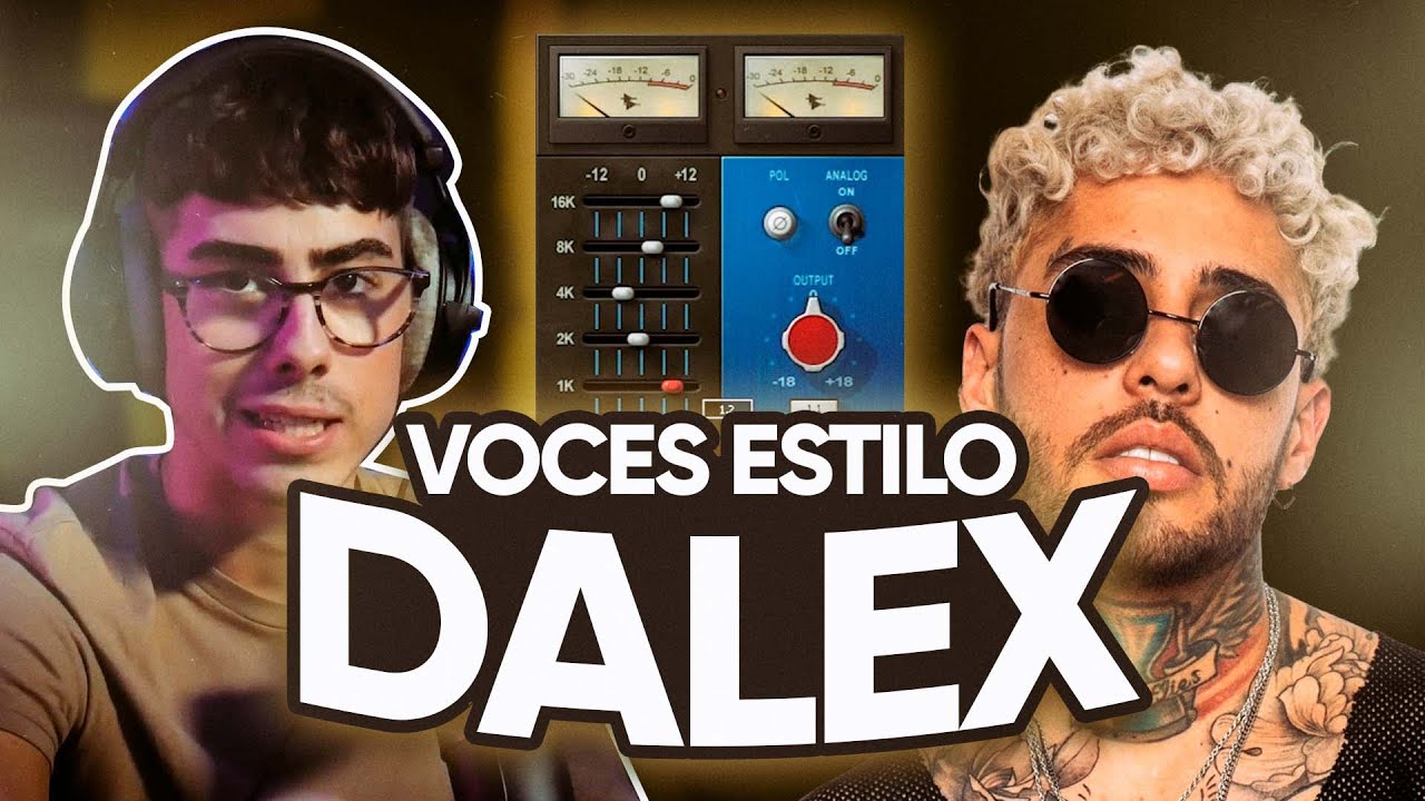 Mezclar VOCES estilo DALEX 🤩 Voces de Reggaetón