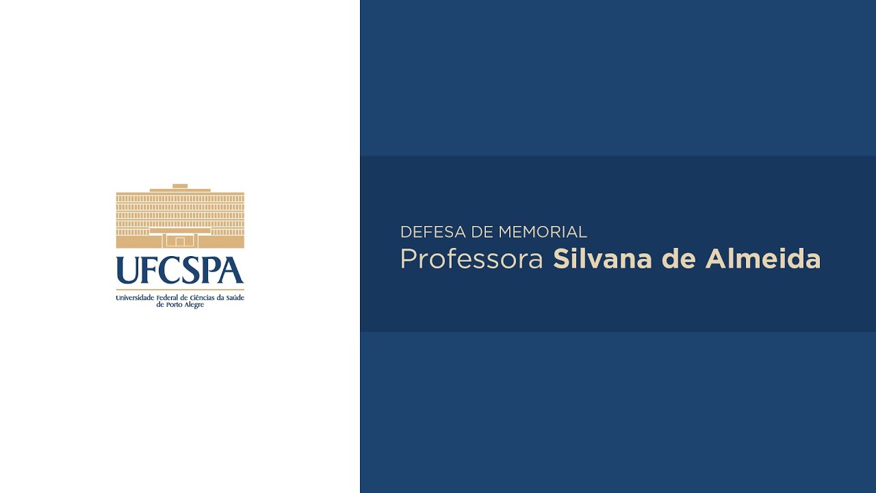 Defesa de memorial para promoção a professor titular - Profa. Silvana de Almeida - DCBS