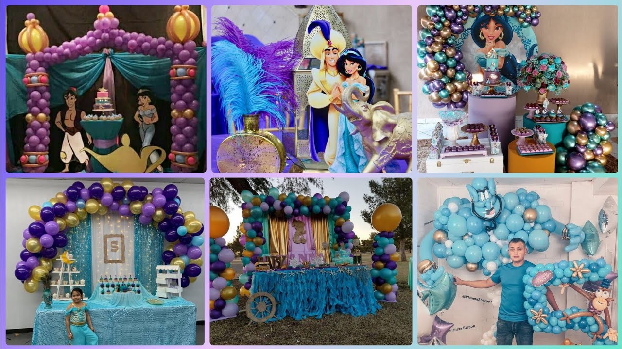 Aladdin And Jasmine Theme Decoration Ideas || For Birthday Party Or Special Occasions || #2022
