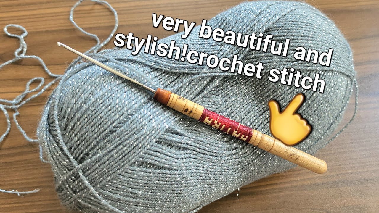 Very beautiful and stylish! Everyone will love this crochet pattern! CROCHET STITCH