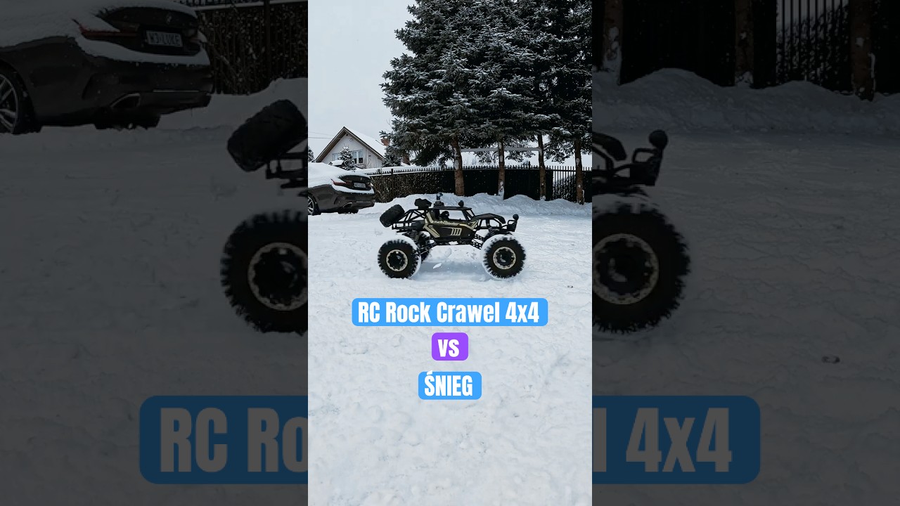 RC Rock Crawler 4x4 w śniegu! Test przy -10°C