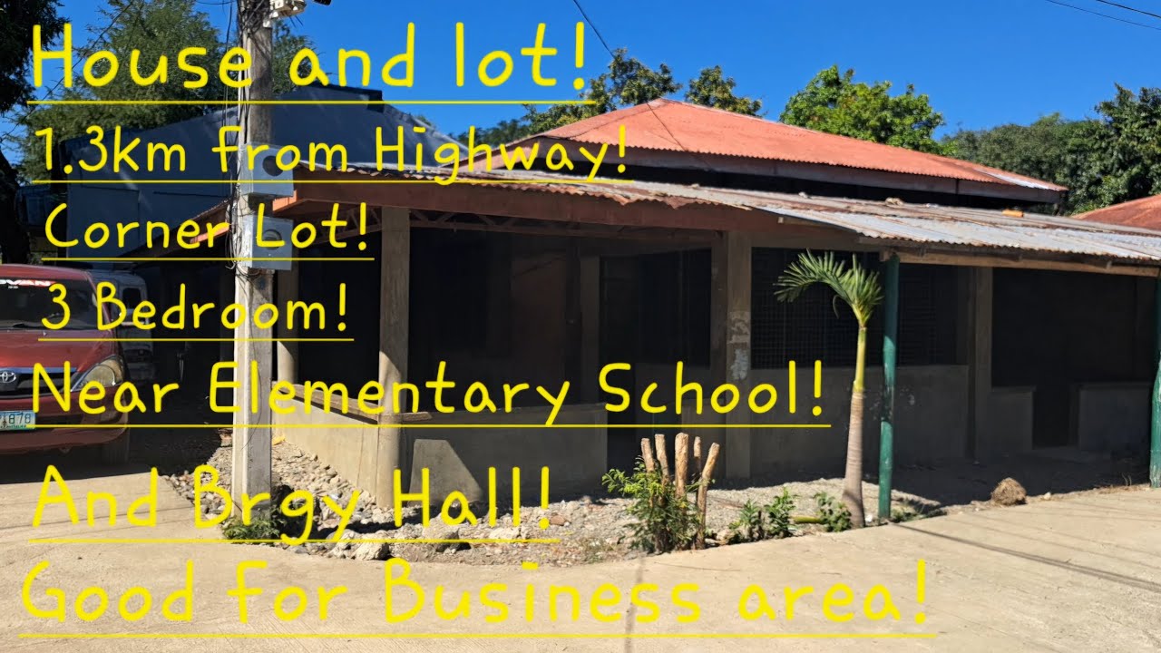 #vlog #662 HOUSE AND LOT CORNER LOT!NEAR ELEMENTARY SCHOOL AND BRGY HALL! GOOD FOR BUSINESS AREA!