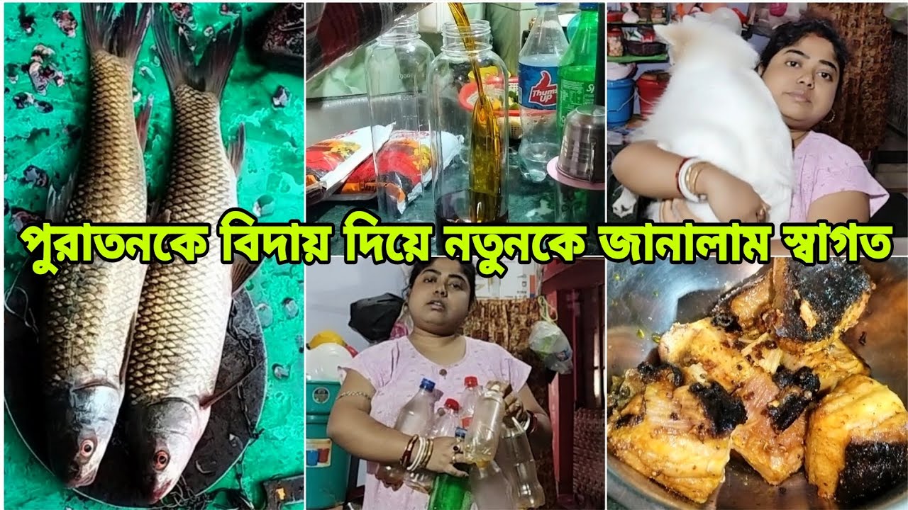 পুরাতনকে বিদায় দিয়ে নতুনকে জানালাম স্বাগত/@Sreeparna-sree #bongodishasree #dailyvlog #lifestyle 