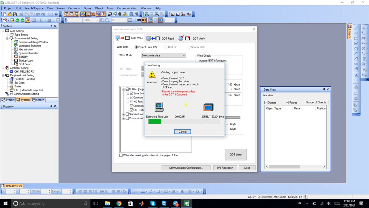 Crack Password HMI Mitsubishi GOT 1055