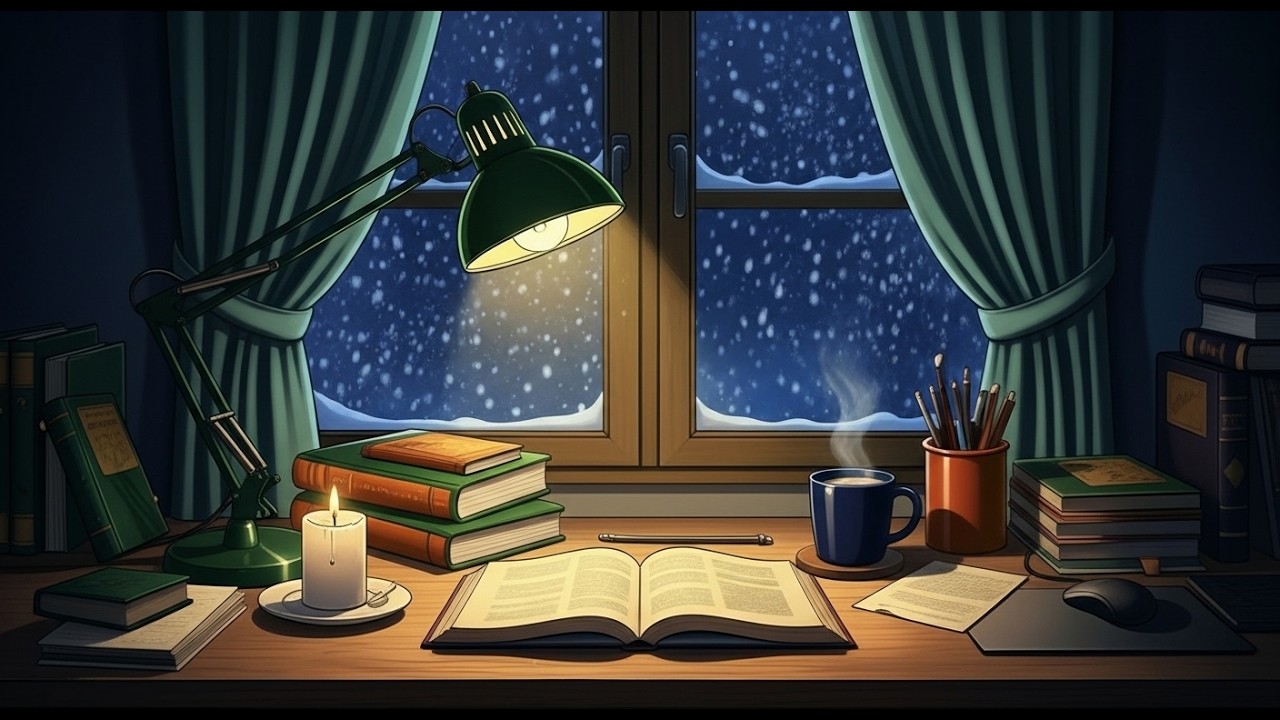 Winter Lofi Chillhop ❄️ Cozy Beats for Late-Night Study & Focus