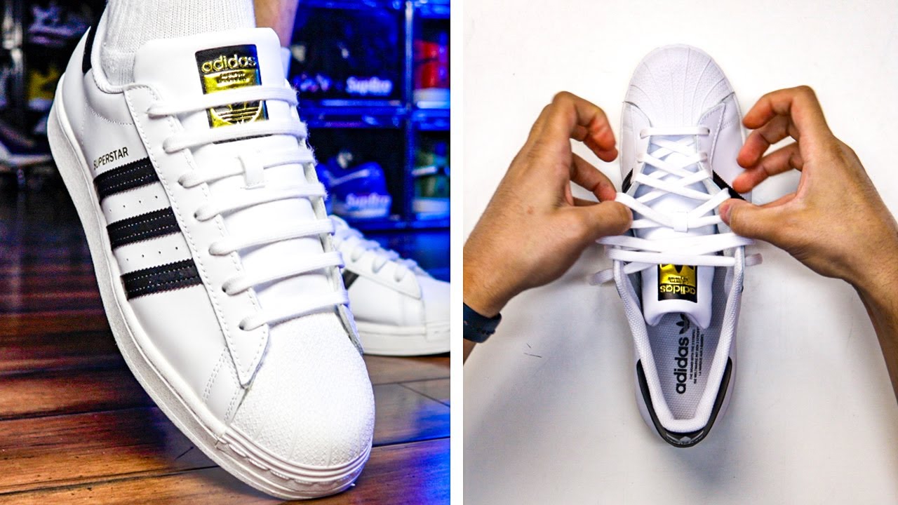 Как зашнуровать кроссовки Adidas Superstar Shell Toe (5 простых способов)