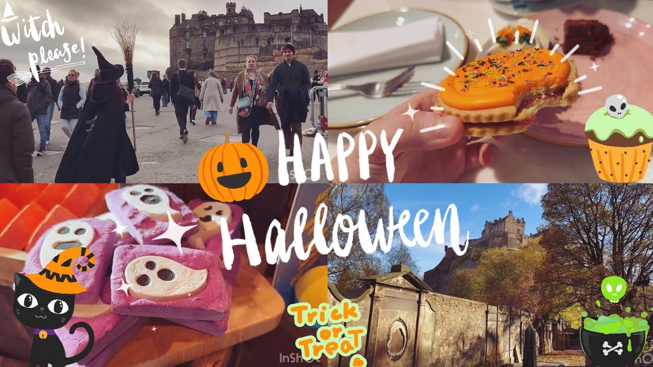 🎃HALLOWEEN AD EDIMBURGO🍂Passeggiata al Cimitero🪦Foliage🍂Roll alla zucca🎃Tradizioni e Hocus Pocus🔮🐈‍⬛