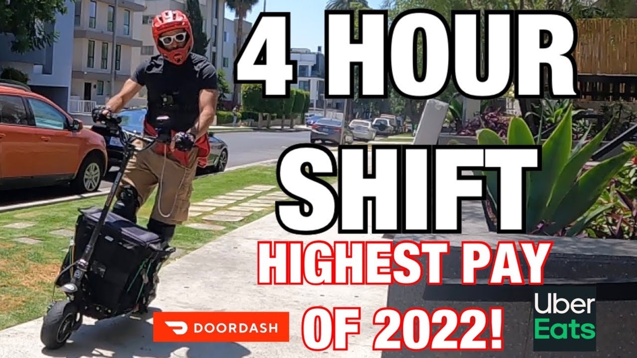 ДОСТАВКА ЭЛЕКТРОСАМОКАТА | ЛУЧШАЯ СМЕНА 2022 ГОДА! 💰 💵 DOORDASH UBEREATS DUALTRON ULTRA