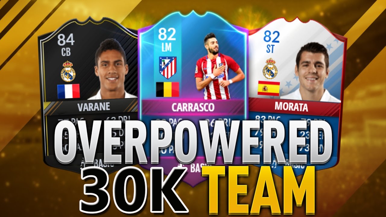 BEST CHEAP OVERPOWERED 30K FUT CHAMPIONS TOTS MARKET CRASH SQUAD BUILDER! FIFA 17 ULTIMATE TEAM